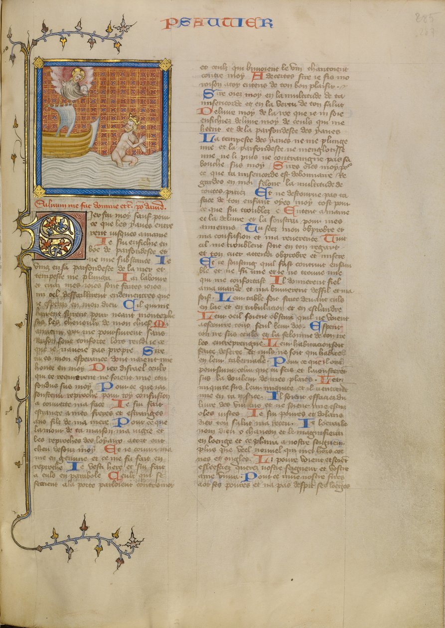 David im Wasser von Master of Jean de Mandeville