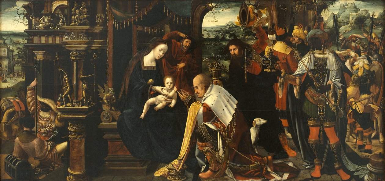 Epiphanie von Master of the Antwerp Adoration
