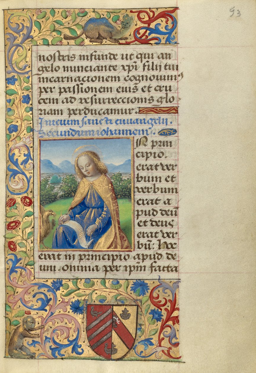 Johannes auf Patmos von Master of the Chronique scandaleuse