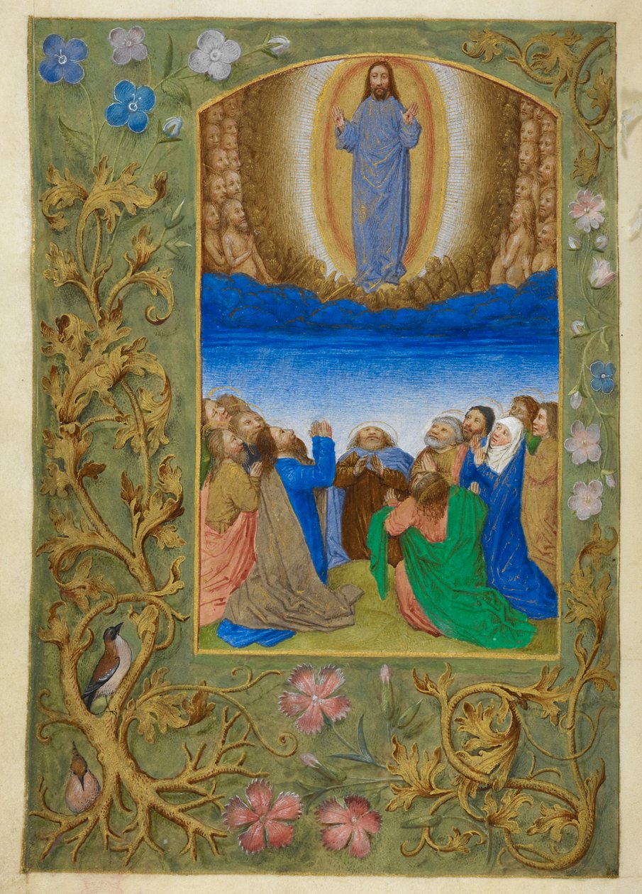 Die Himmelfahrt von Master of the Dresden Prayer Books