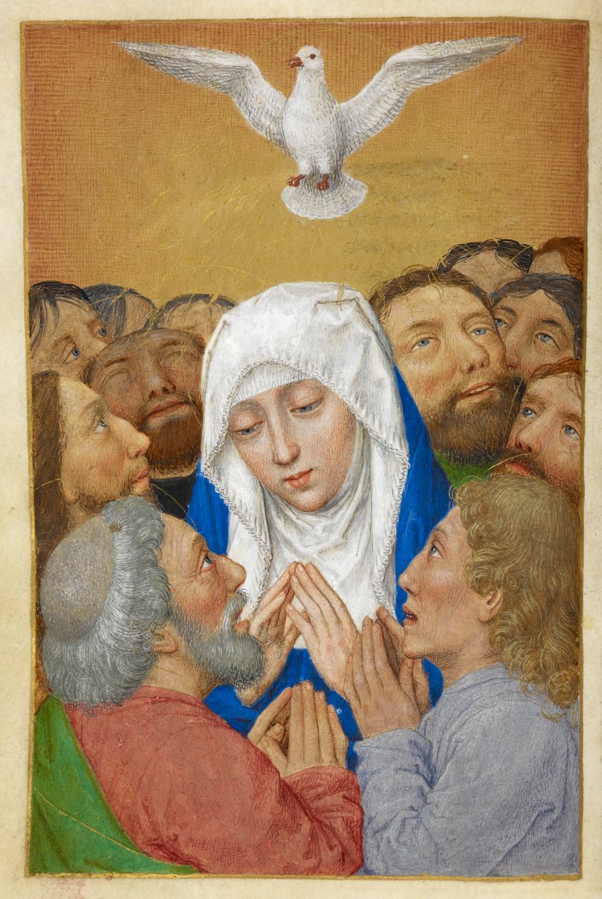 Pfingsten von Master of the Dresden Prayer Books