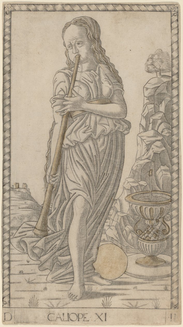 Kalliope von Master of the E Series Tarocchi