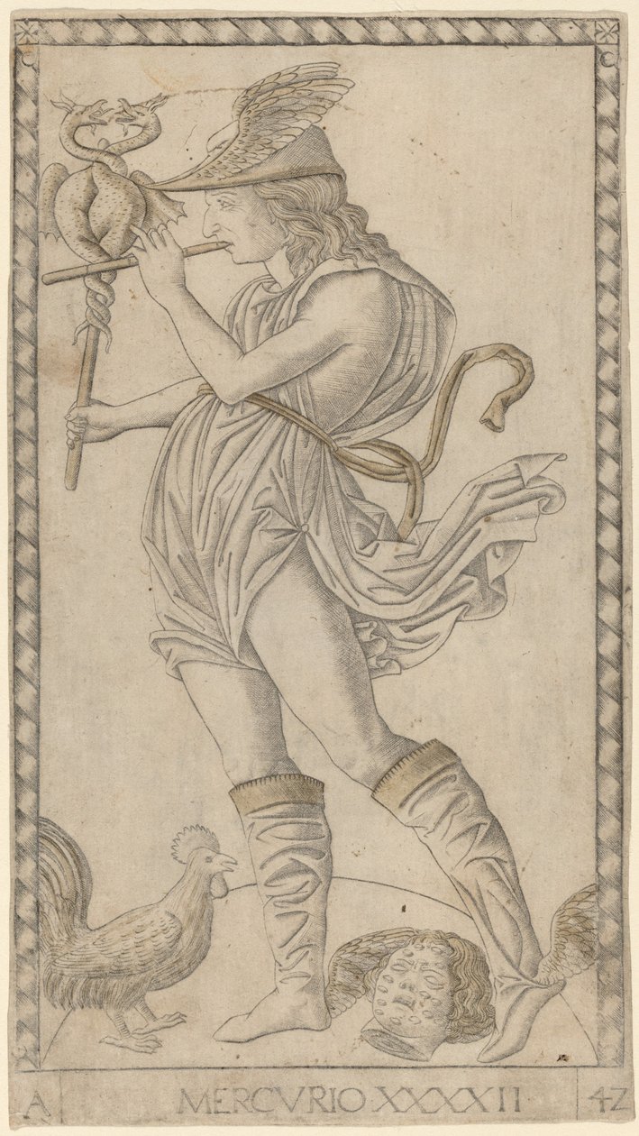 Merkur von Master of the E Series Tarocchi