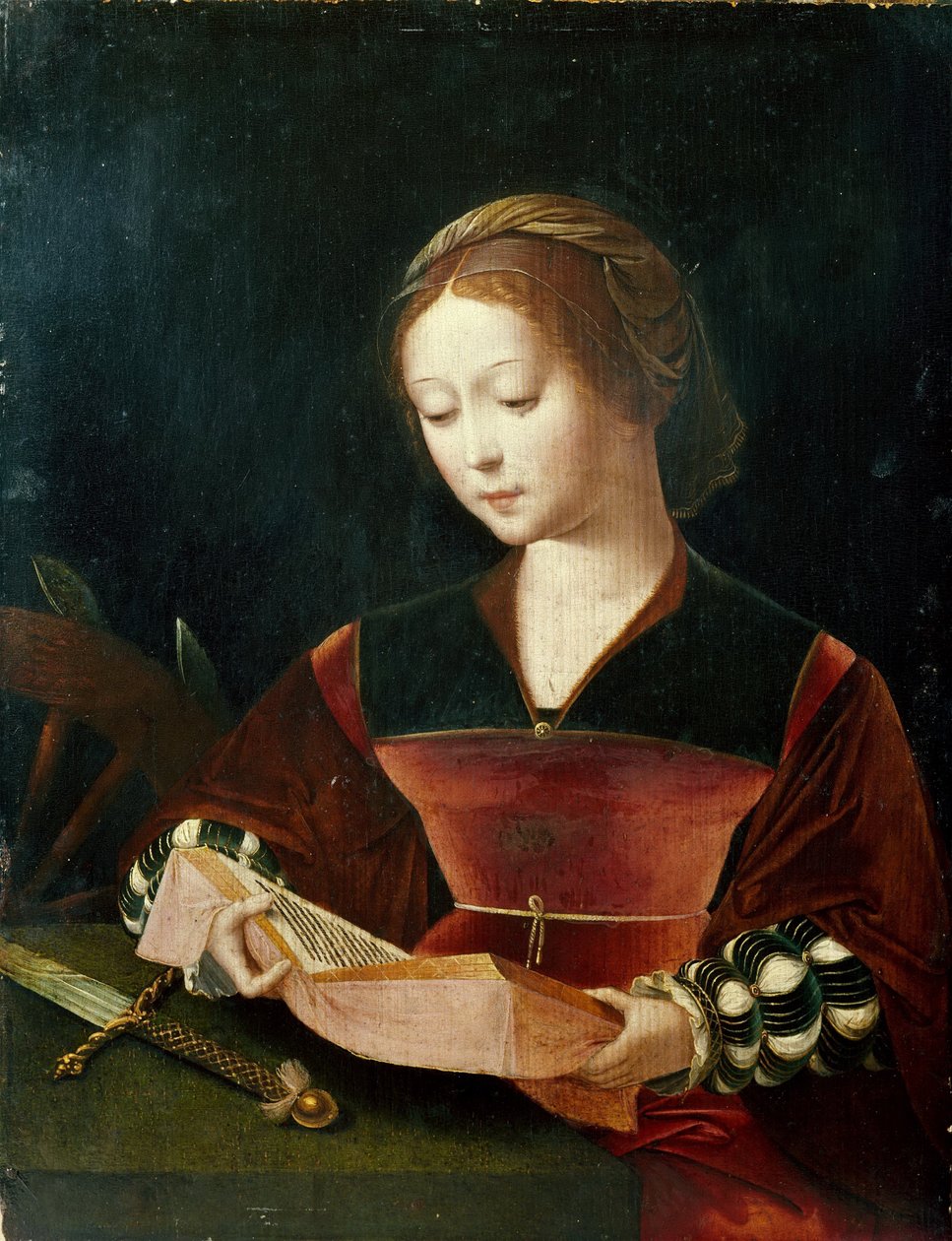 Katharina von Alexandria von Master of the Female Half Lengths
