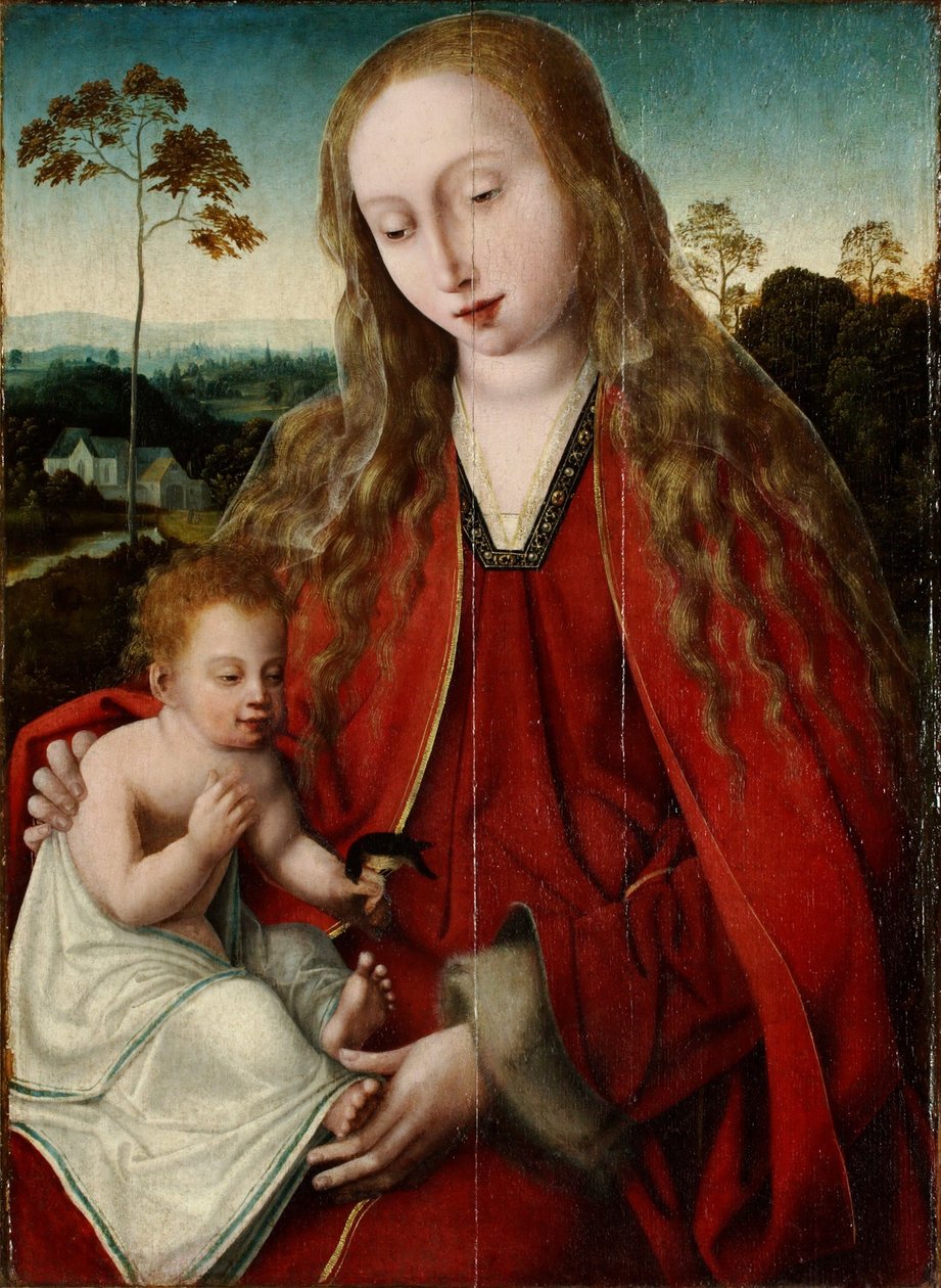 Madonna und Kind von Master of the Mansi Magdalen