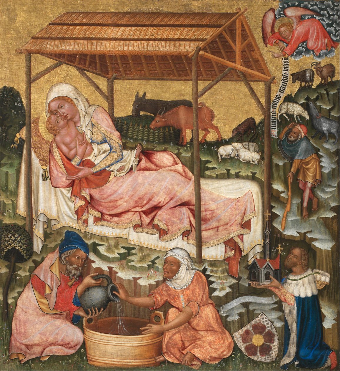 Geburt Christi von Master of the Vyšší Brod Altarpiece