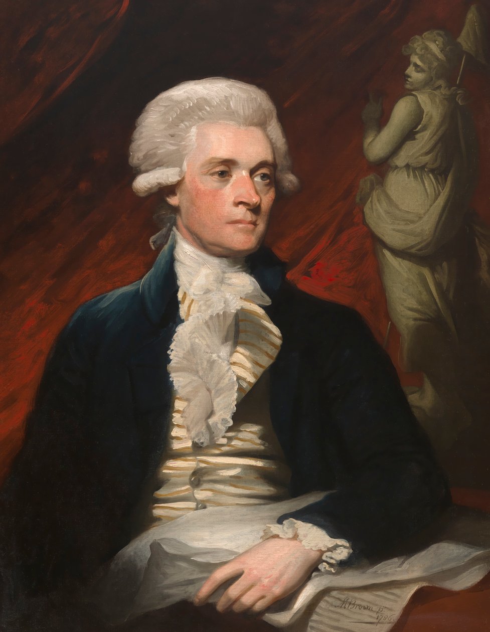 Thomas Jefferson, 1786 von Mather Brown