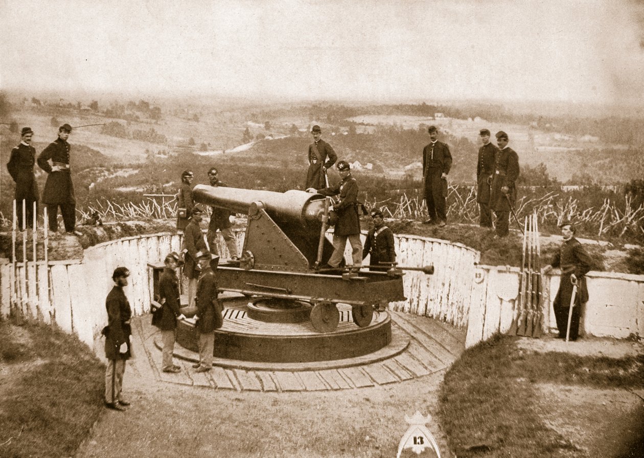 Verteidigung von Washington, Fort Totten, 1861-65 von Mathew B. Brady
