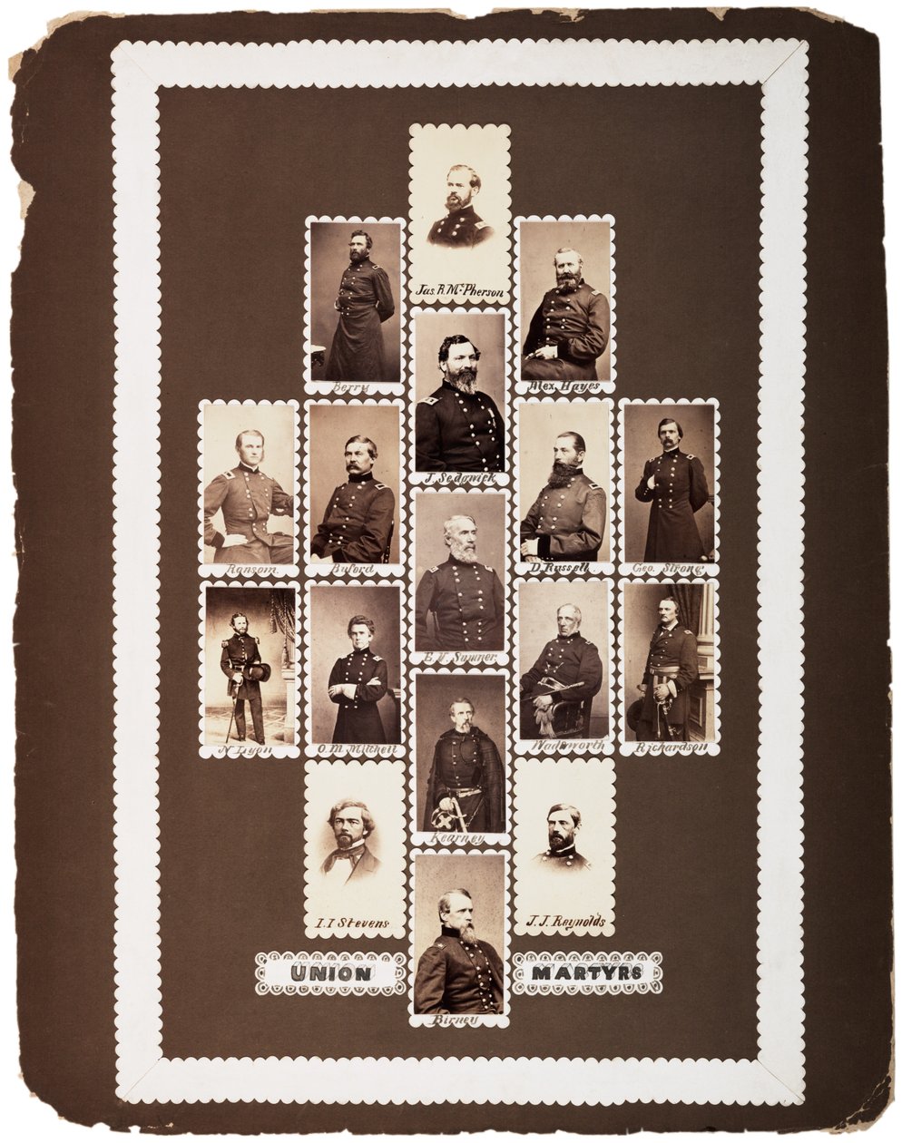 Union Märtyrer, Fotografien von Union Generälen, die während des Krieges getötet wurden von Mathew B. Brady