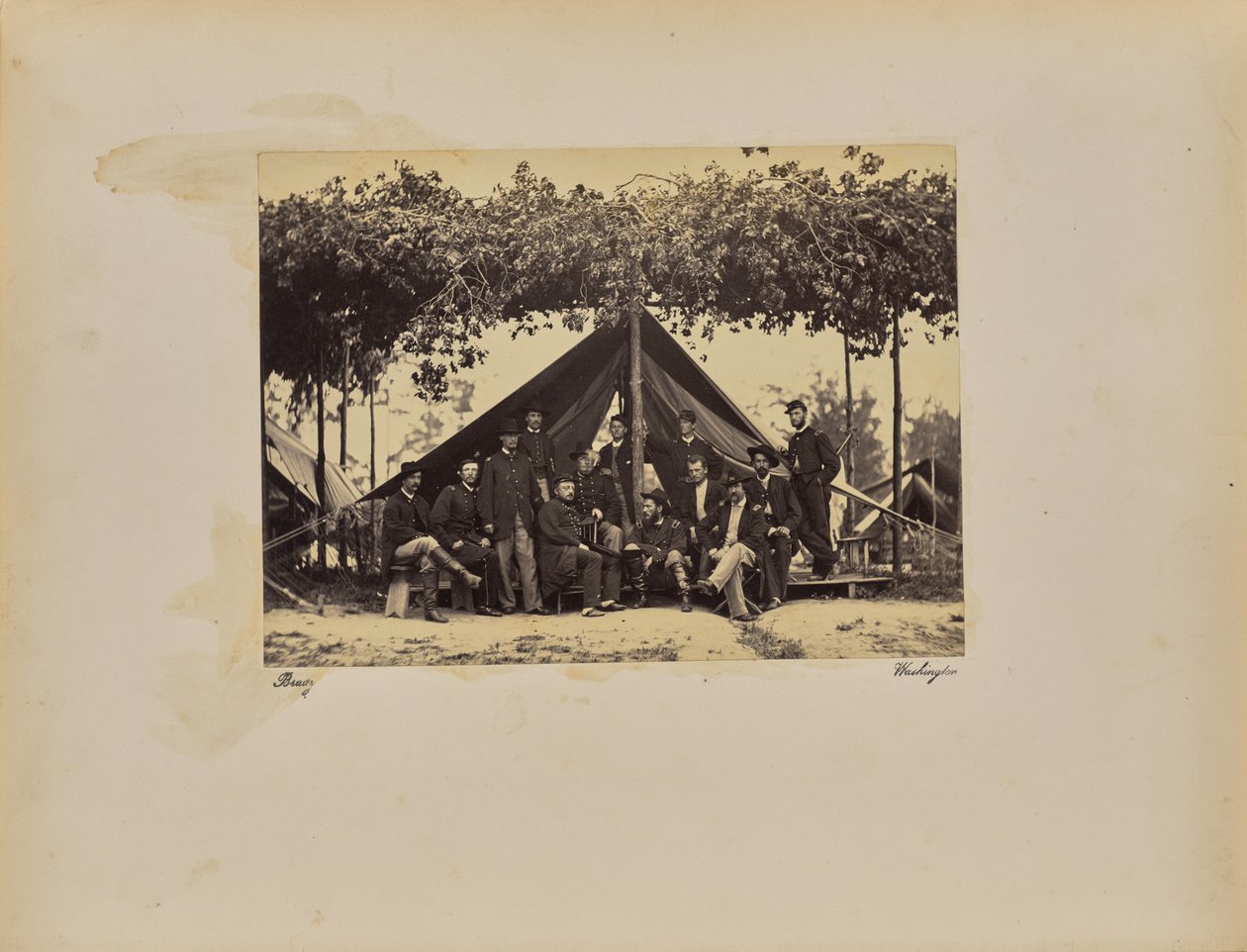Butler und Personal von Mathew B. Brady