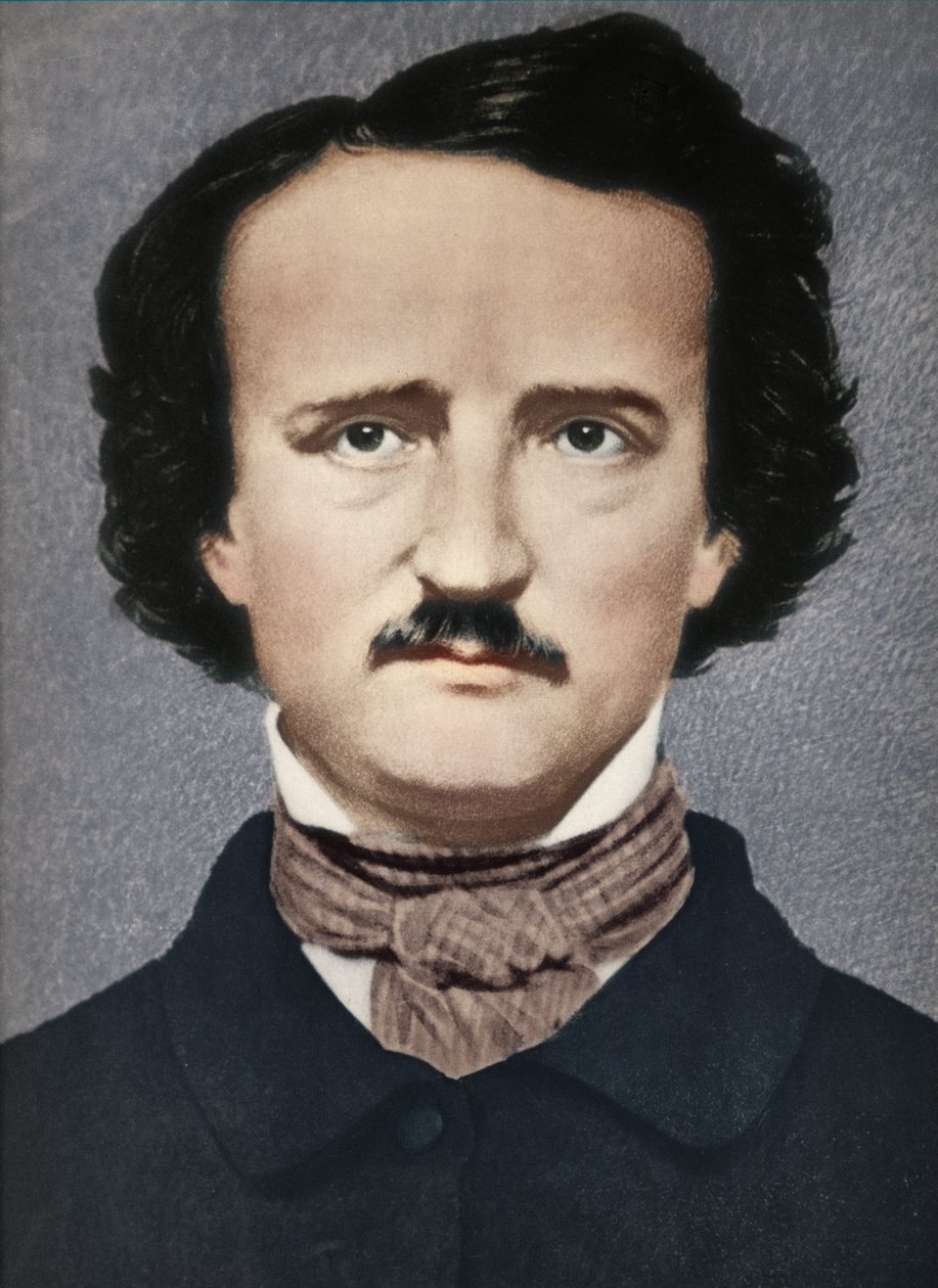 Edgar Allan Poe, ca. 1840, 1939 von Mathew B. Brady