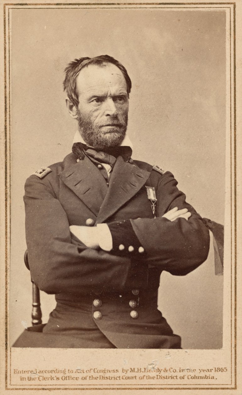 General William Tecumseh Sherman von Mathew Brady