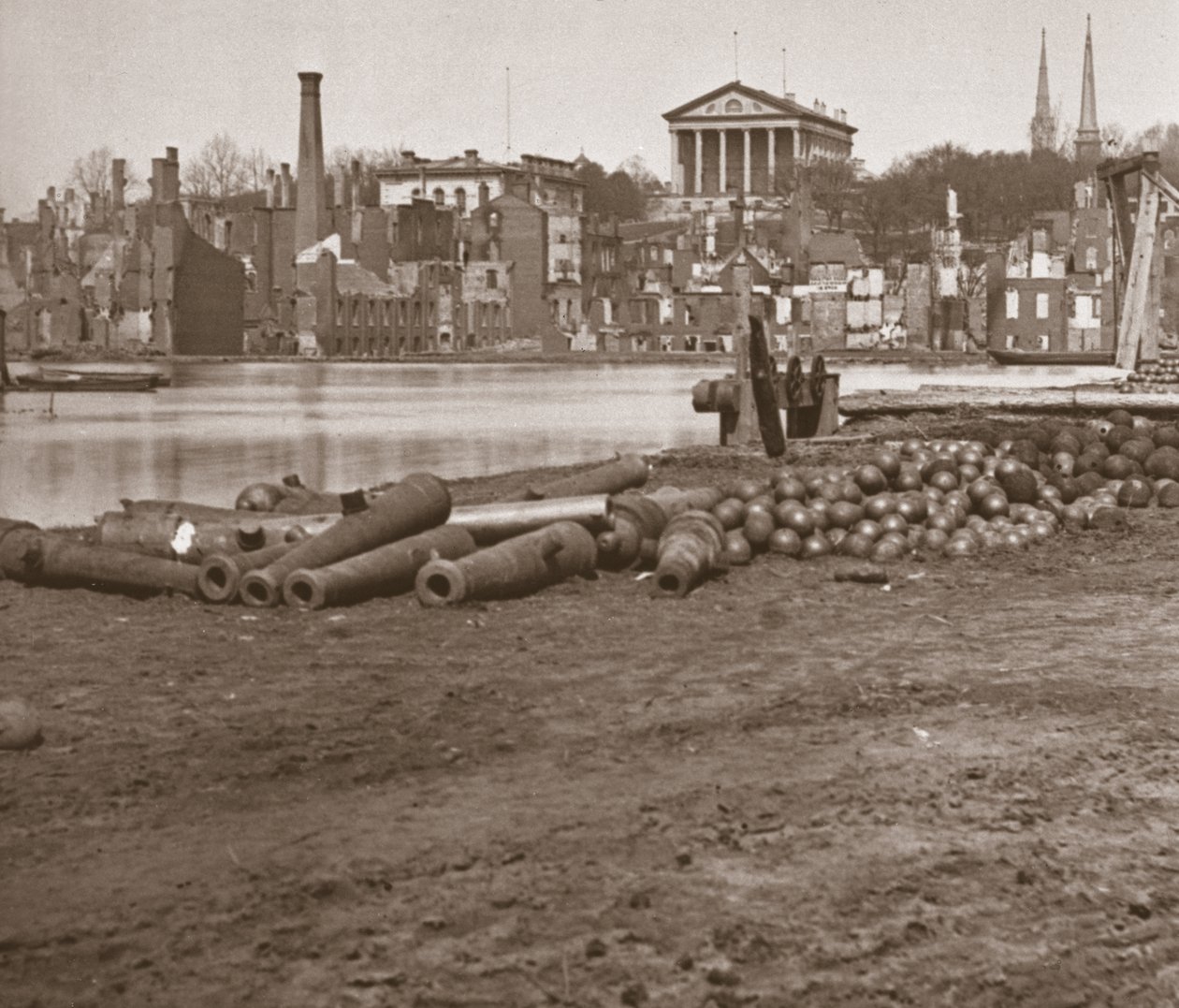 Ruinen von Richmond, Virginia von Mathew Brady