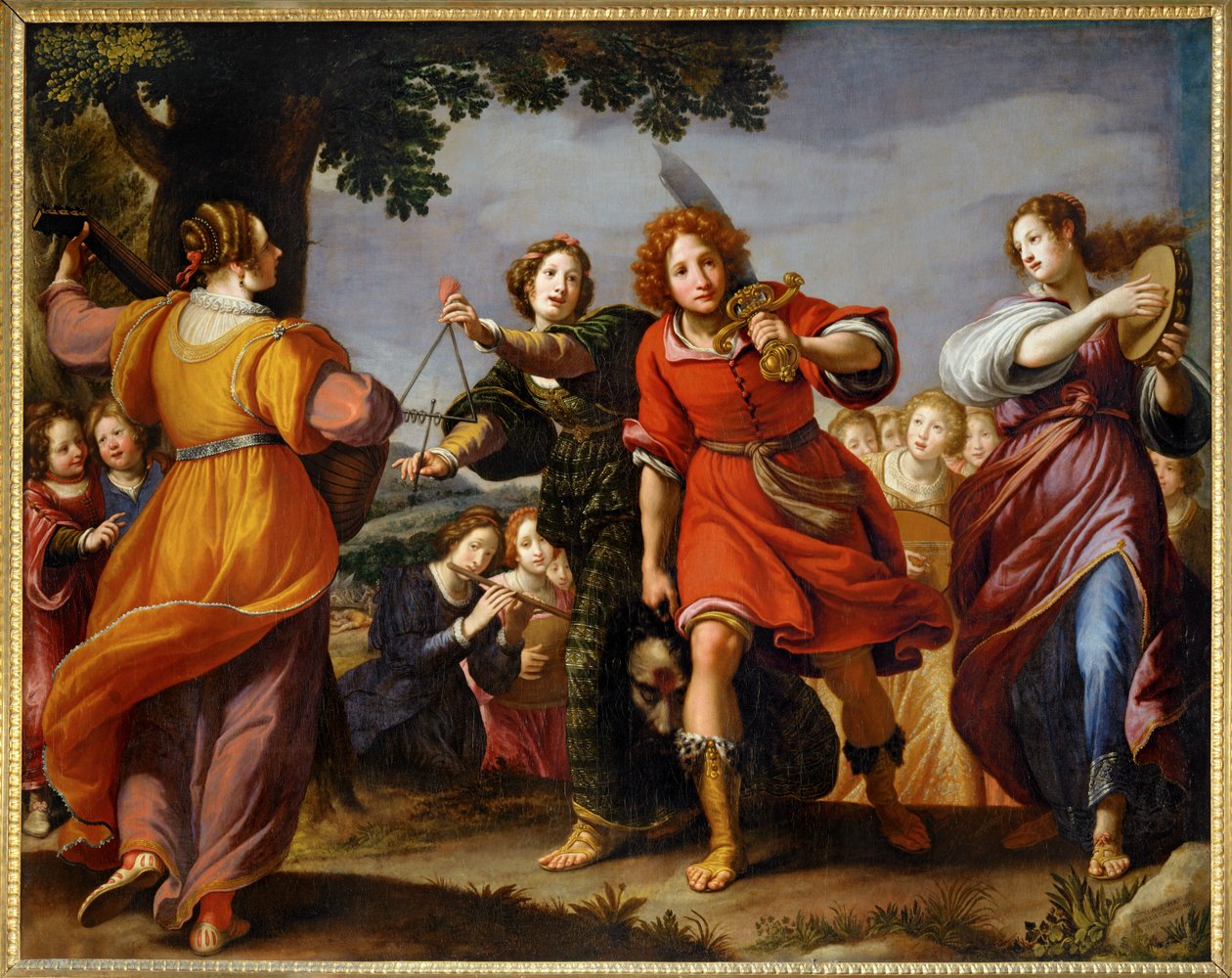 Der Triumph Davids von Matteo Rosselli