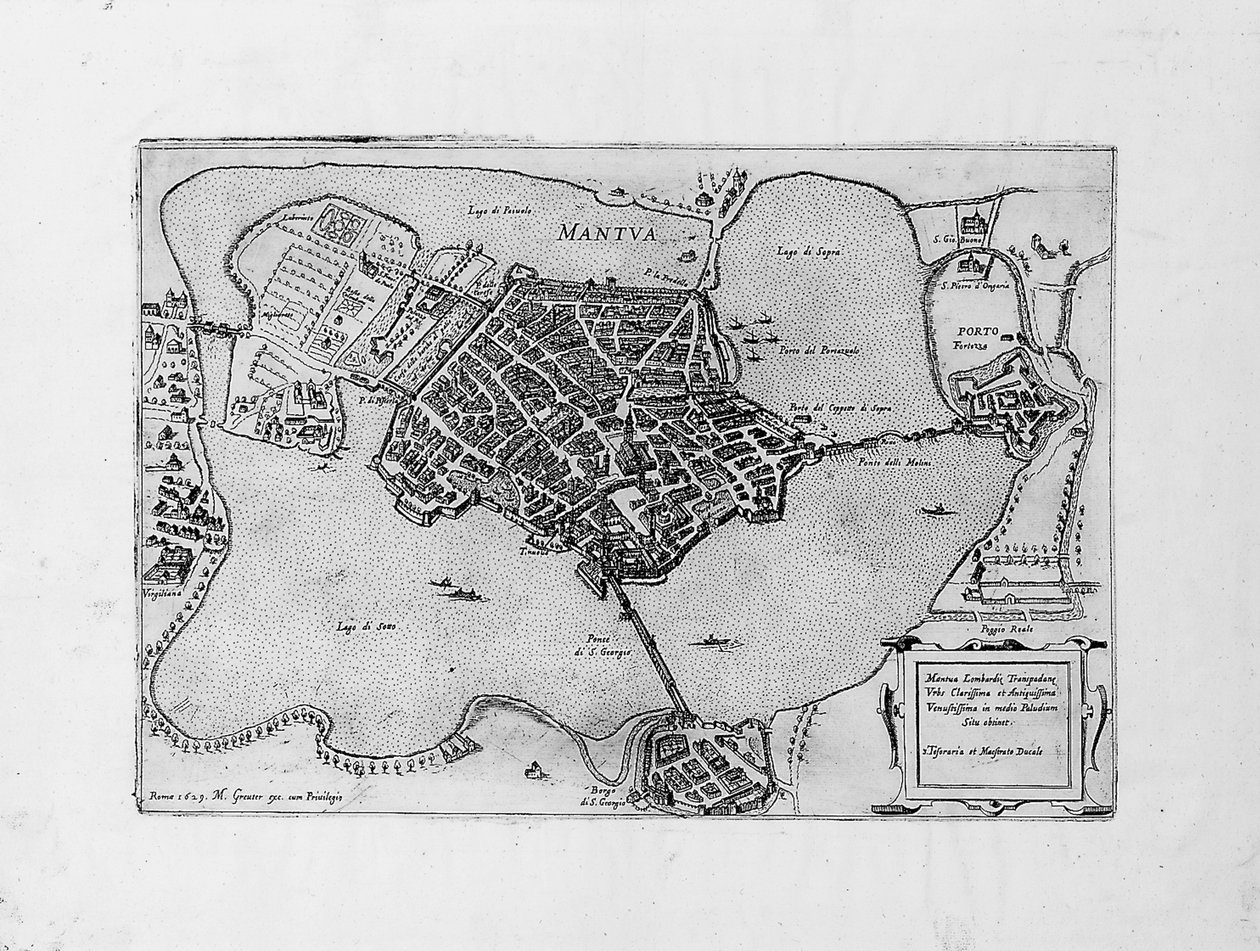 Mantua, 1629 von Matthaus Greuter