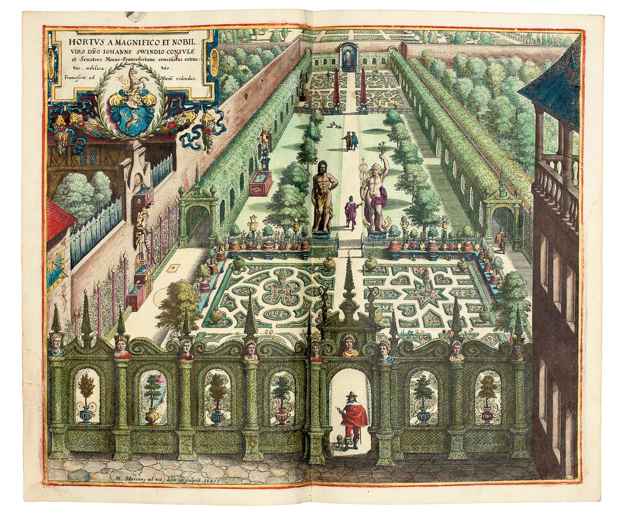 Der Garten von Johan Schwinden von Matthaus the Elder Merian