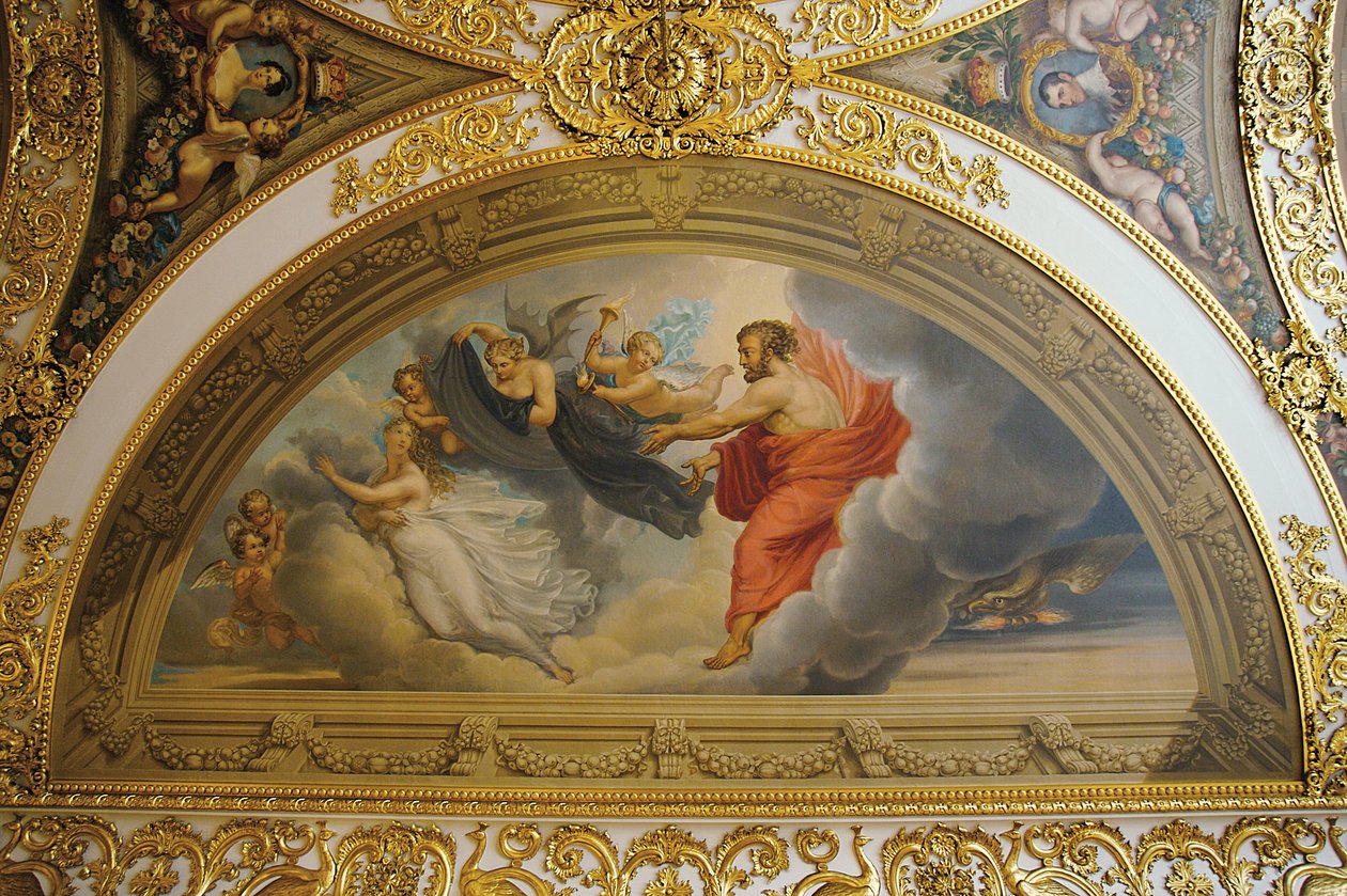Jupiter mit Amor und Venus von Matthew Cotes Wyatt