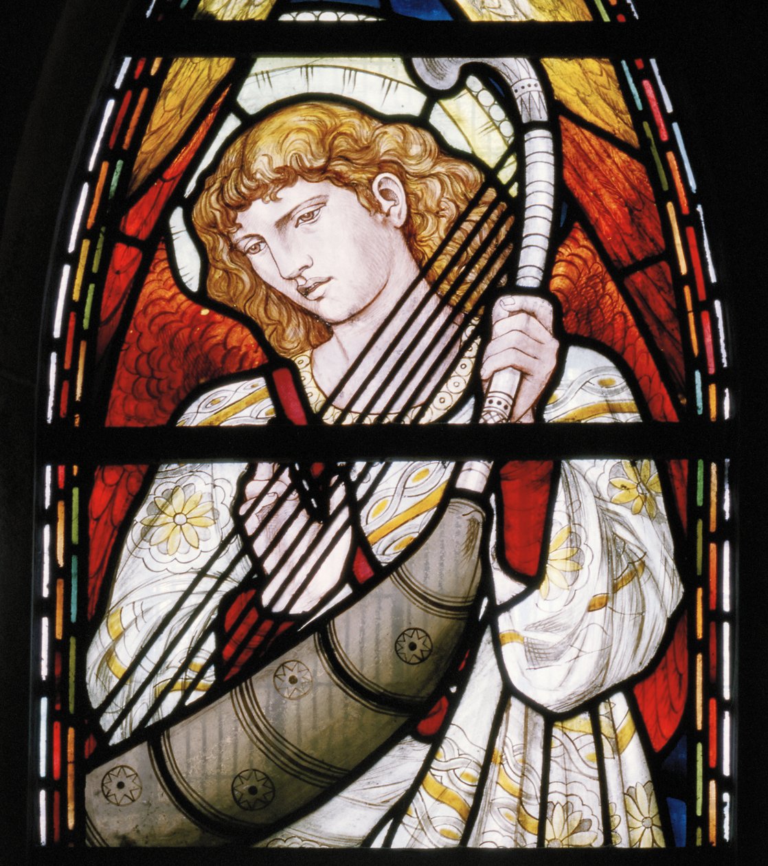 Aberdeen, St. Machars Kathedrale, Cottier & Co, Musikerengel (Detail), 1873 von Matthew Maris