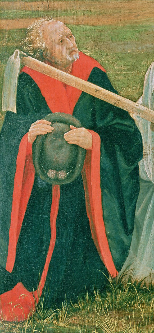 Altarbild Unserer Lieben Frau vom Schnee, ca. 1519 (Detail) von Matthias Grünewald