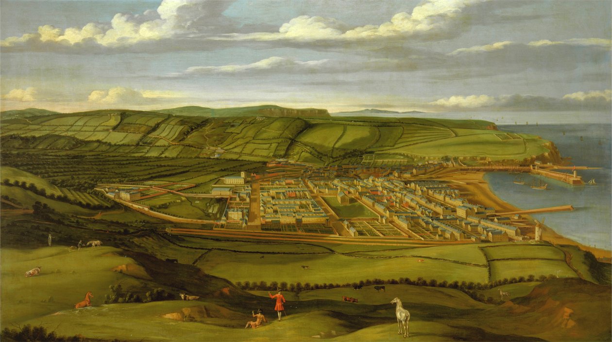 Whitehaven, Cumbria, zeigt Flatt Hall von Matthias Read