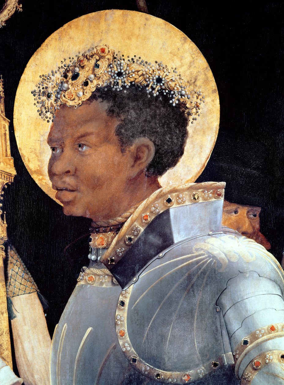 St. Mauritius (Detail) von Matthias Grünewald
