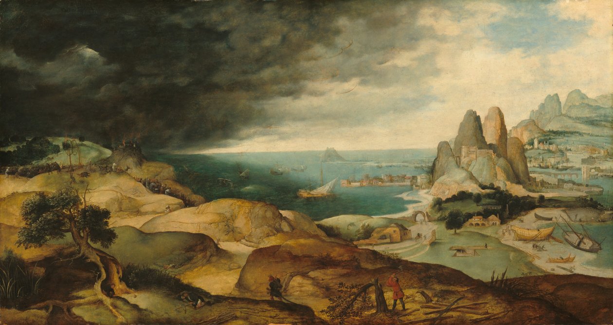 Das Martyrium der Heiligen Katharina, ca. 1540 von Matthijs Cock