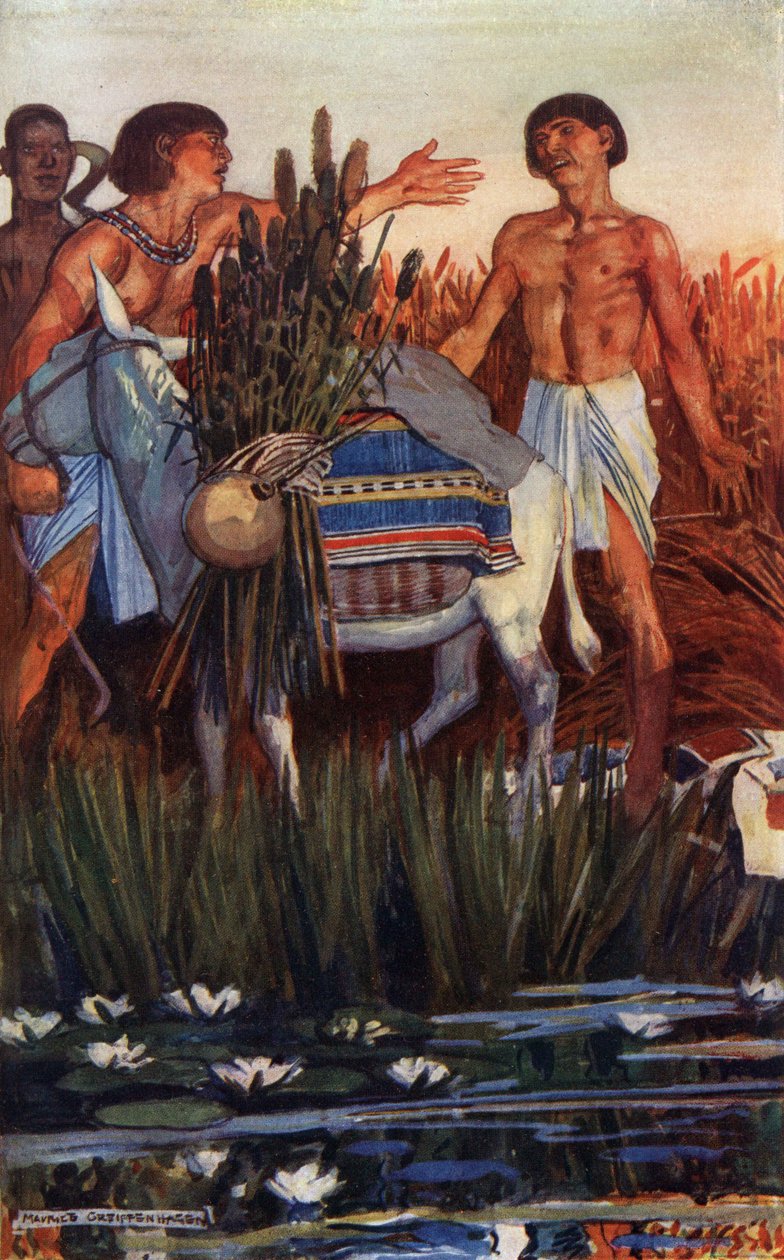 Der Bauer plündert den Bauern, Illustration aus 