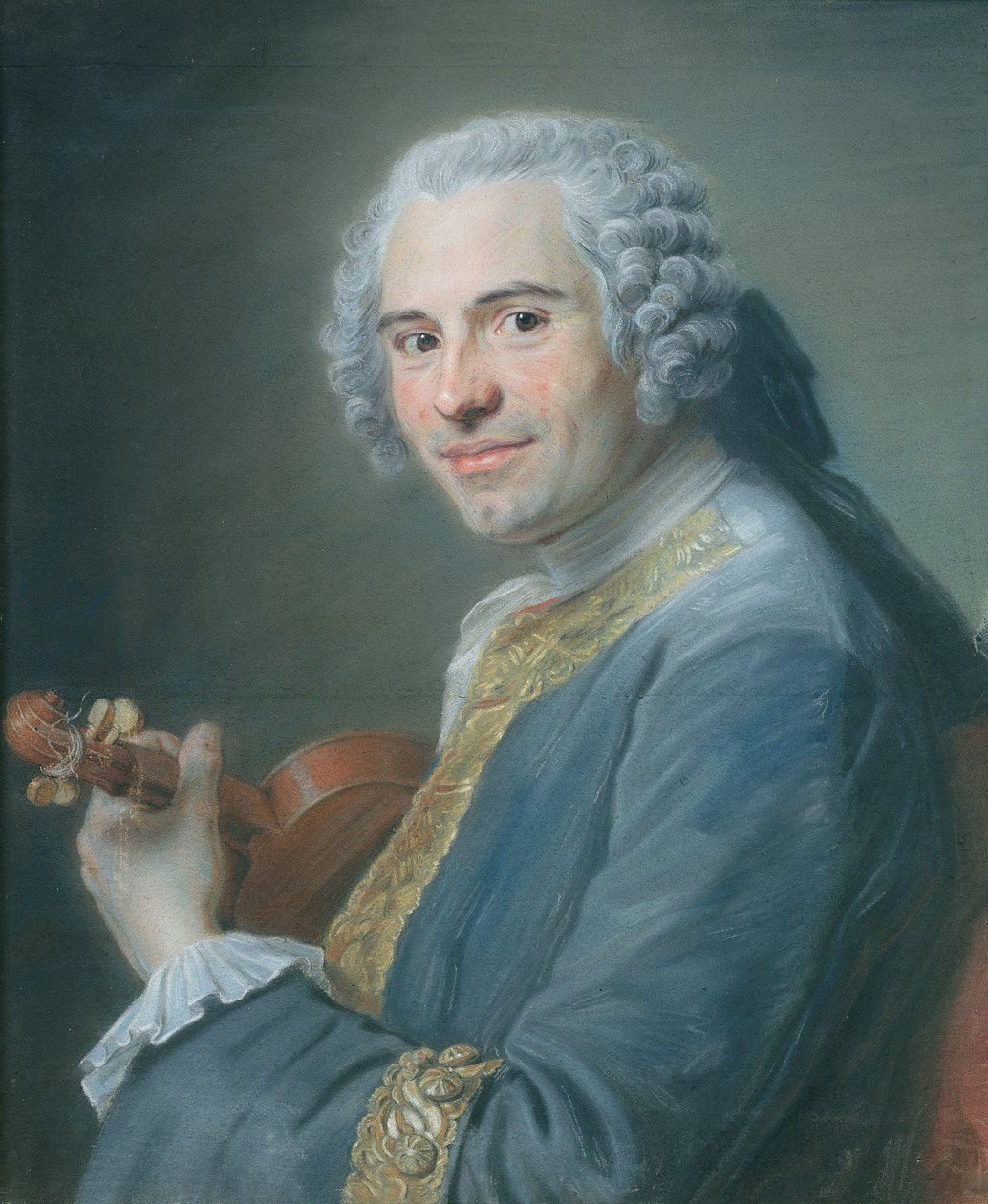 Jean-Joseph Cassanea de Mondonville, 1747 von Maurice Quentin de La Tour
