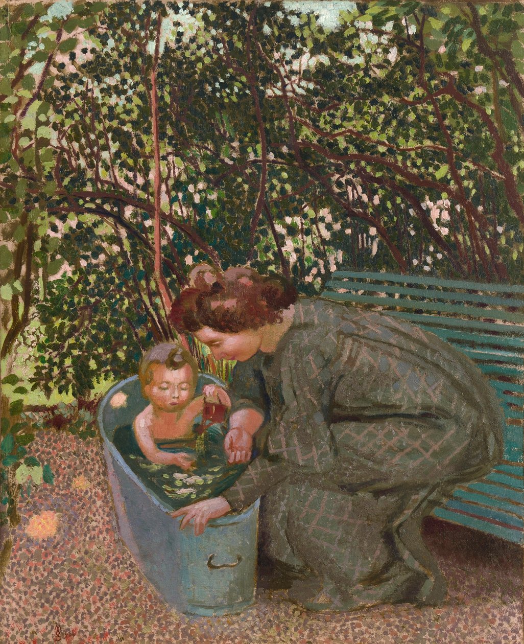 Das Bad im Freien, 1904 von Maurice Denis