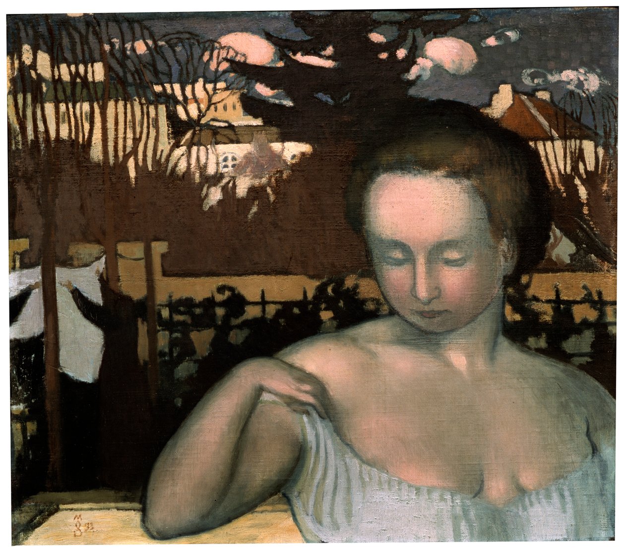 Porträt der Frau des Künstlers, 1893 von Maurice Denis