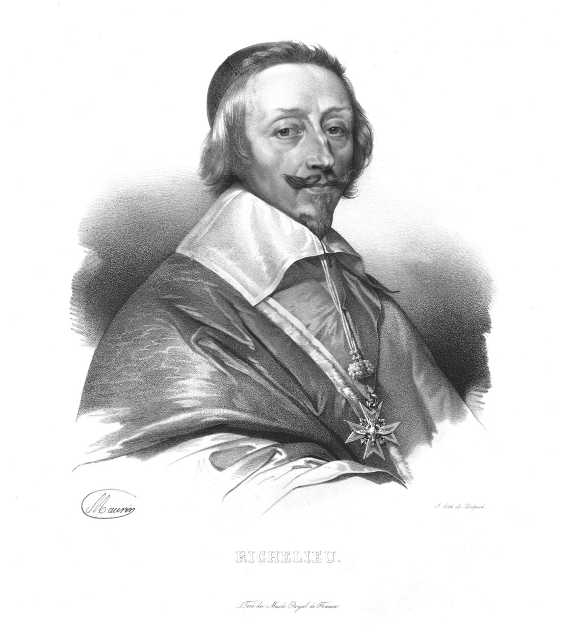 Kardinal Richelieu, ca. 1820er von Maurin