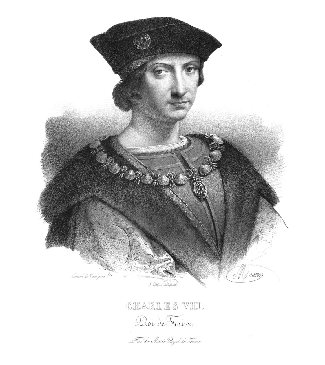 Karl VIII., König von Frankreich, um 1820er Jahre von Maurin