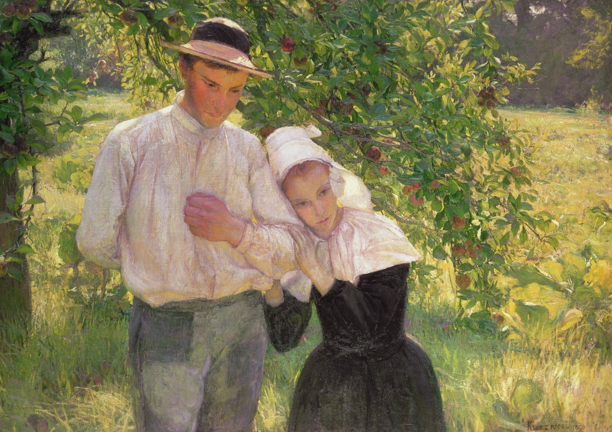Der Genesende, 1896 von Max Kurzweil