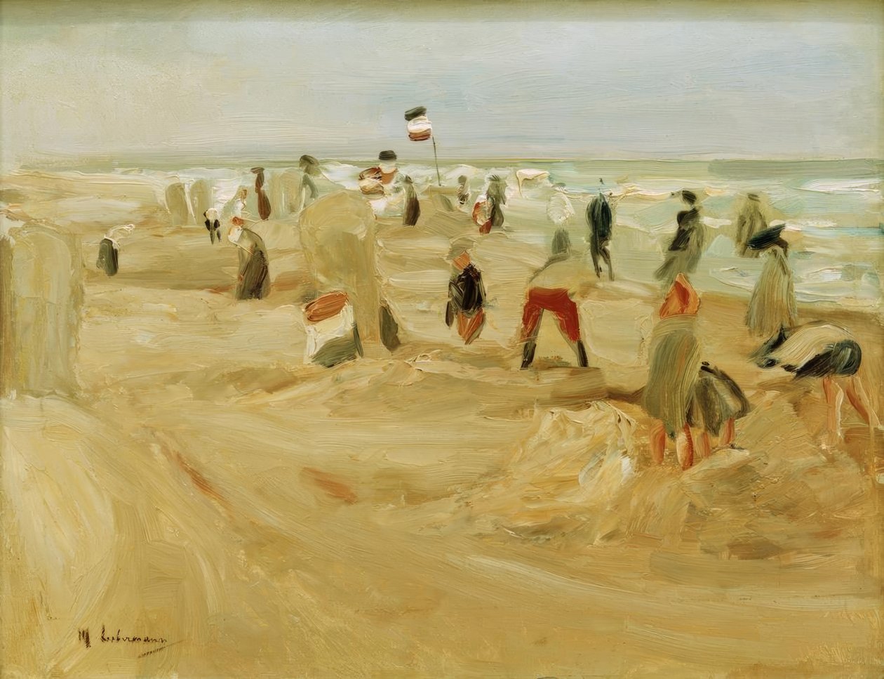 Am Strand von Noordwijk von Max Liebermann