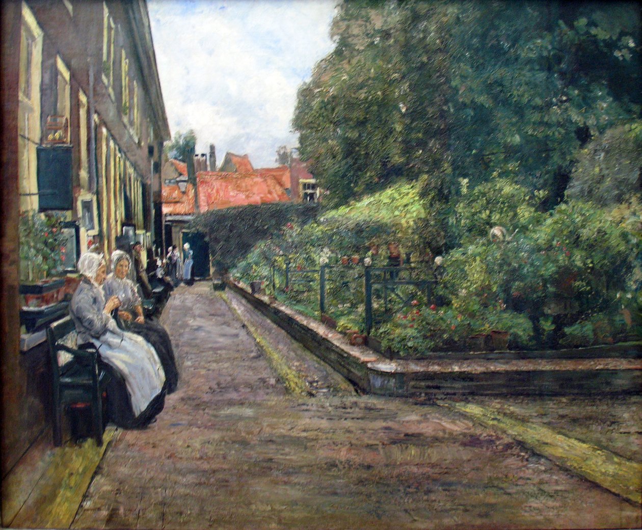 Stevenstift in Leiden von Max Liebermann