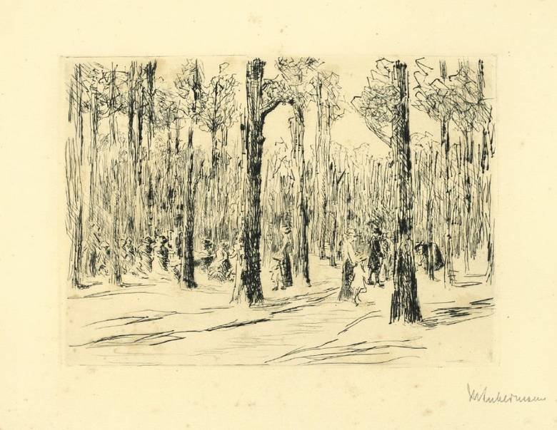 Tiergarten von Max Liebermann