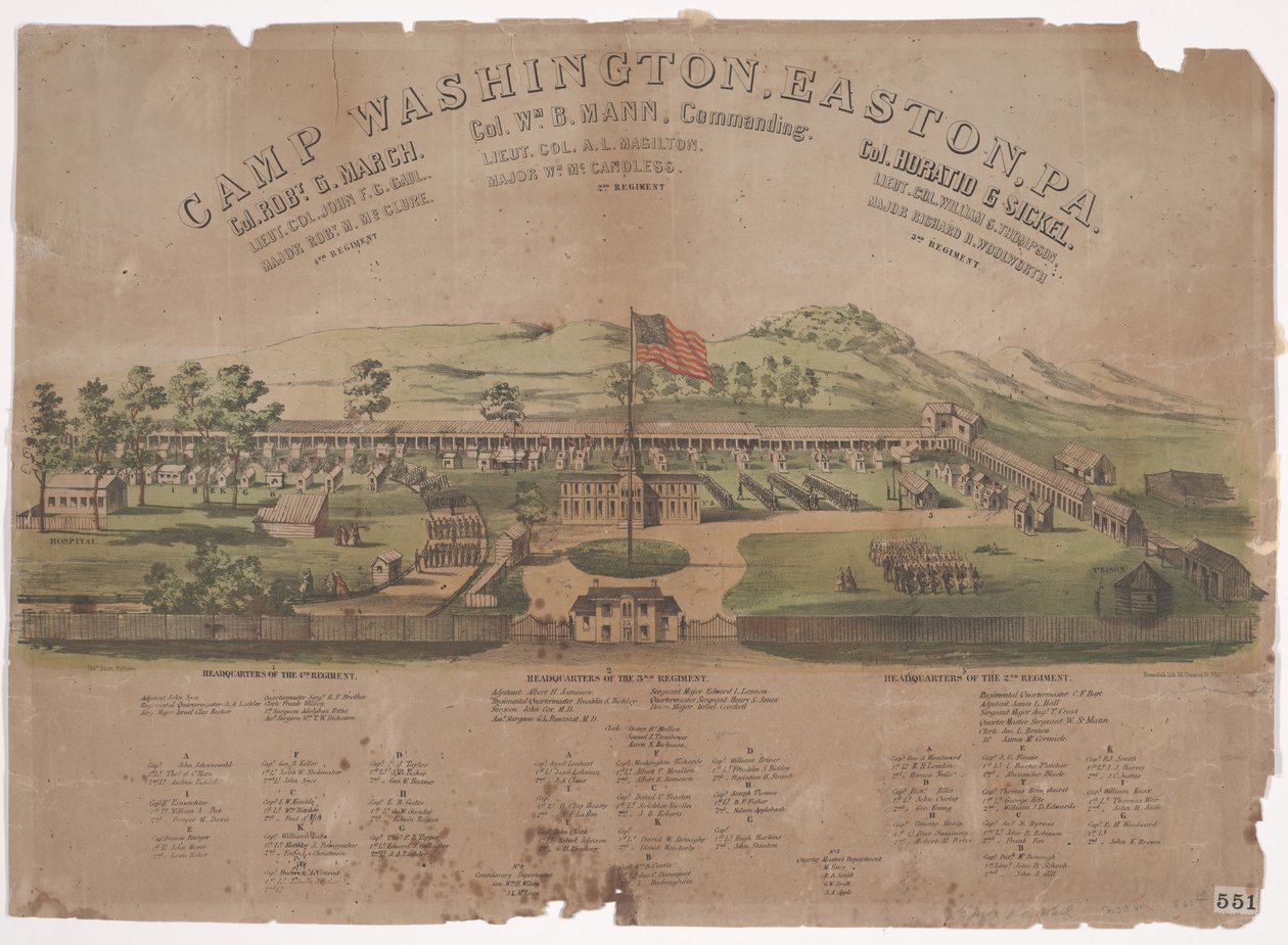 Camp Washington, Easton, PA von Max Rosenthal