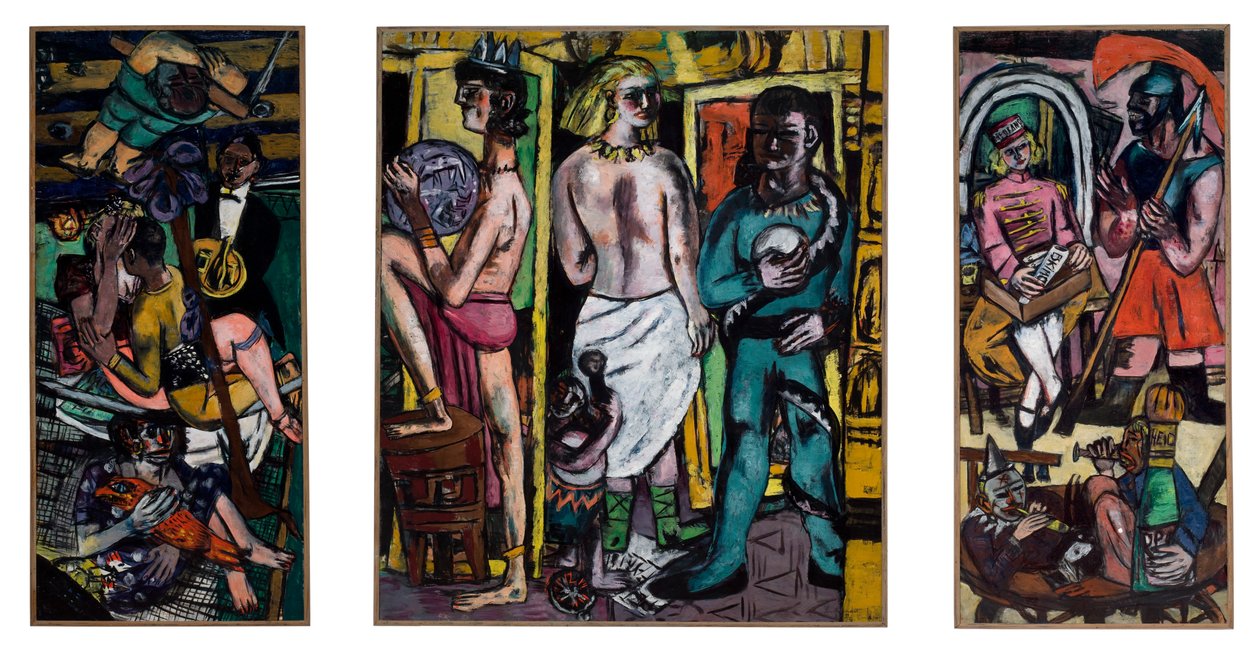 Akrobaten von Max Beckmann