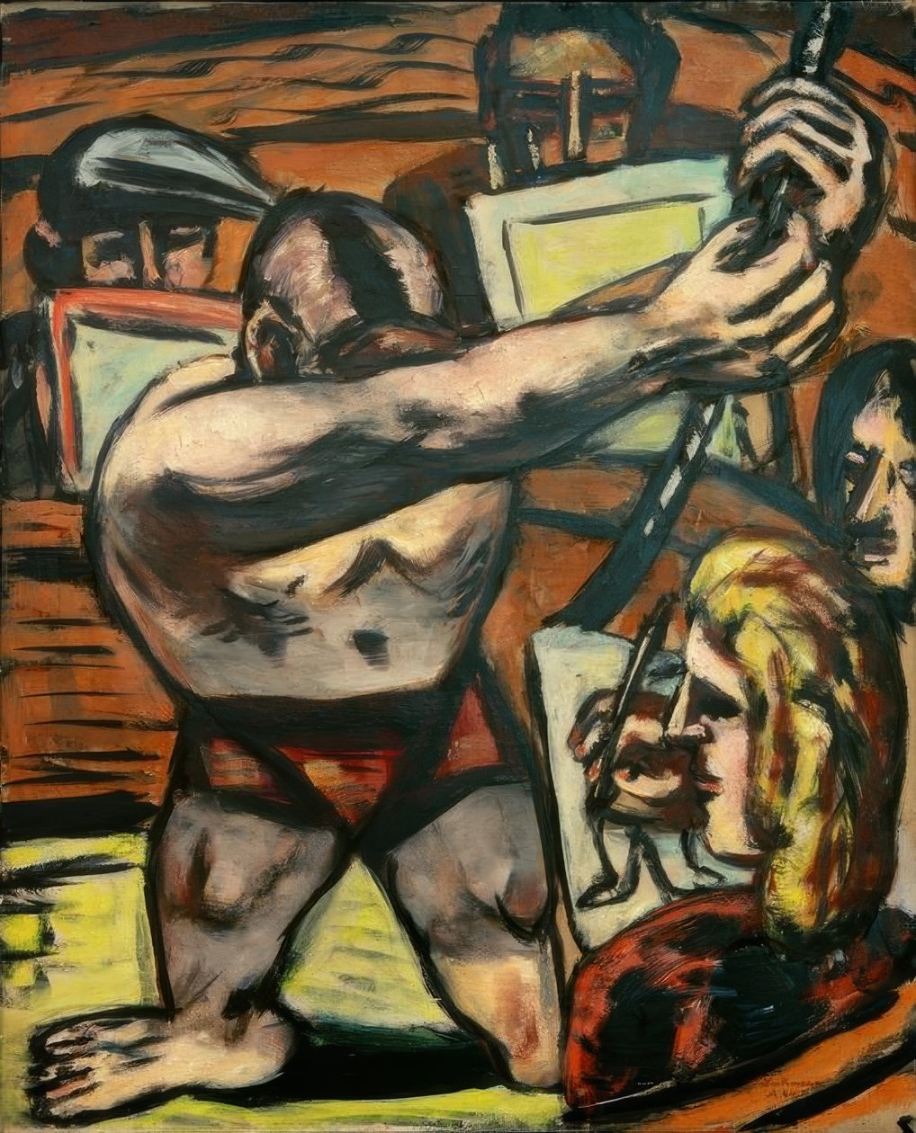 Akademie II von Max Beckmann