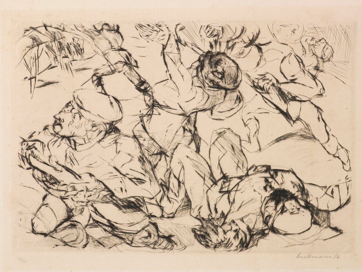 Angriff von Max Beckmann