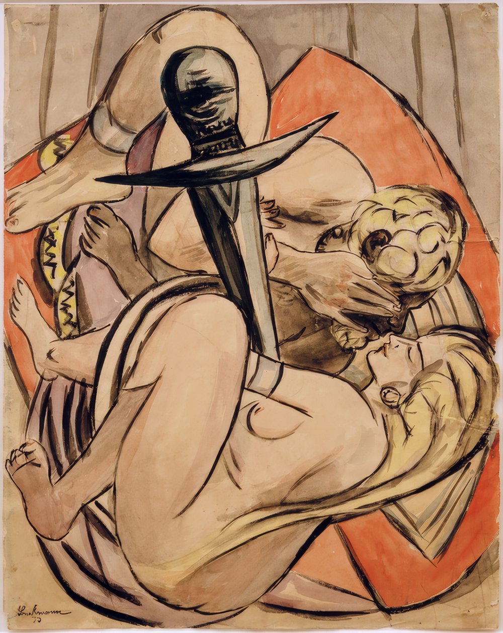Bruder und Schwester von Max Beckmann