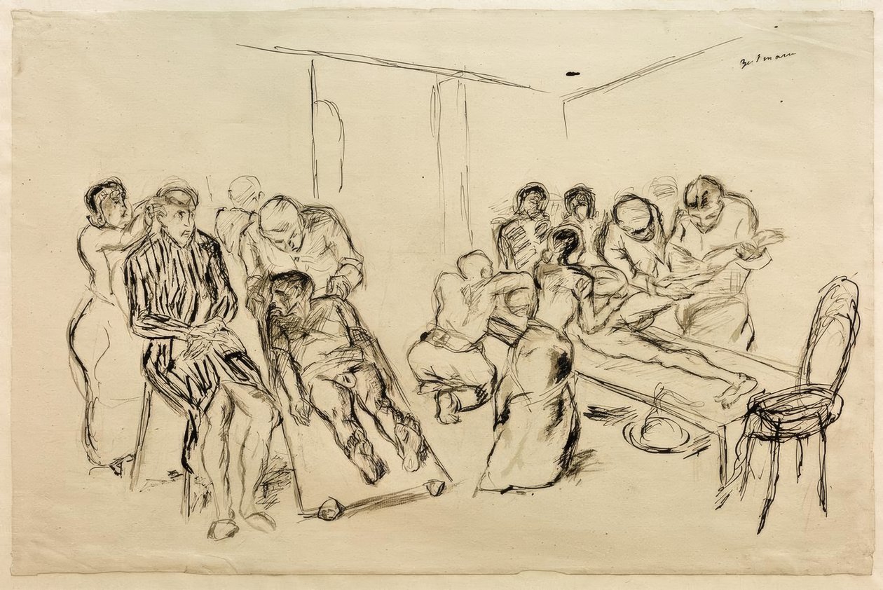 Großer Operationssaal von Max Beckmann
