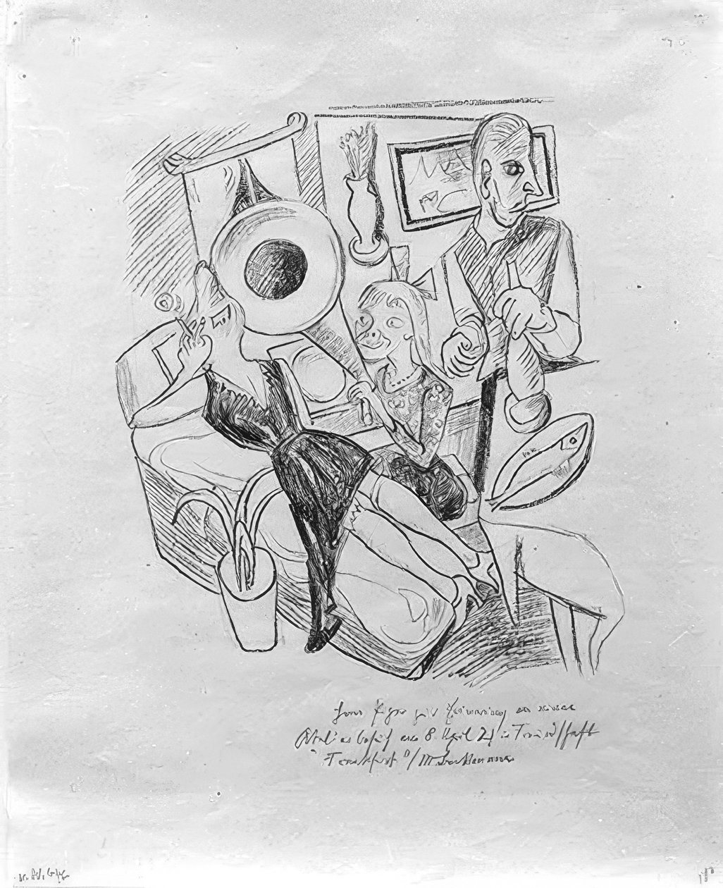 Möbliert von Max Beckmann