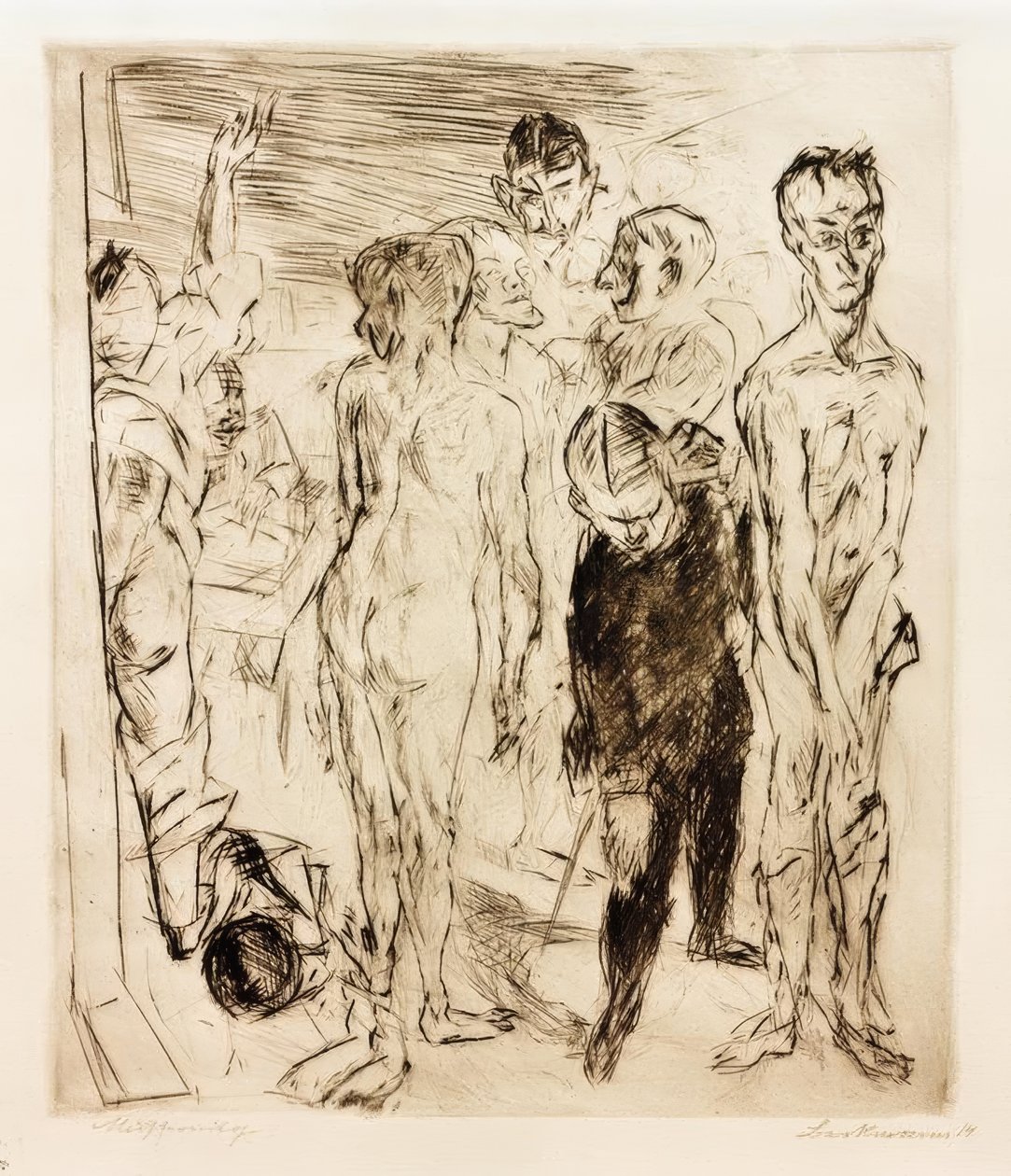 Musterung von Max Beckmann