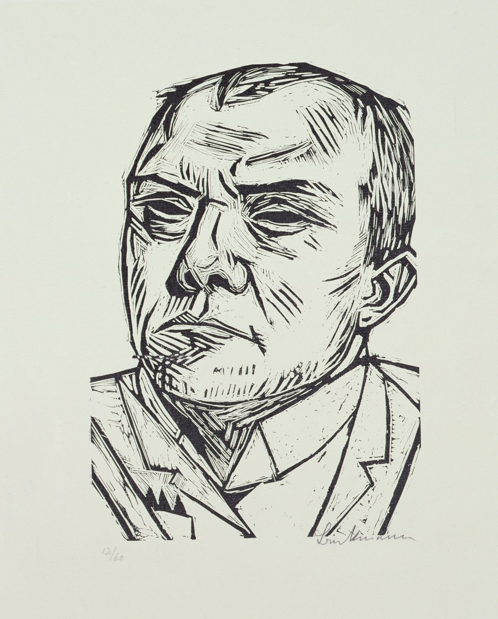 Selbstporträt von Max Beckmann
