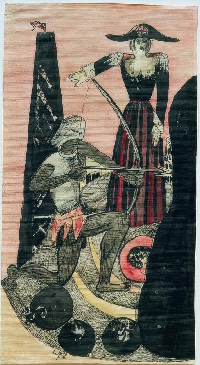 Venus und Mars von Max Beckmann