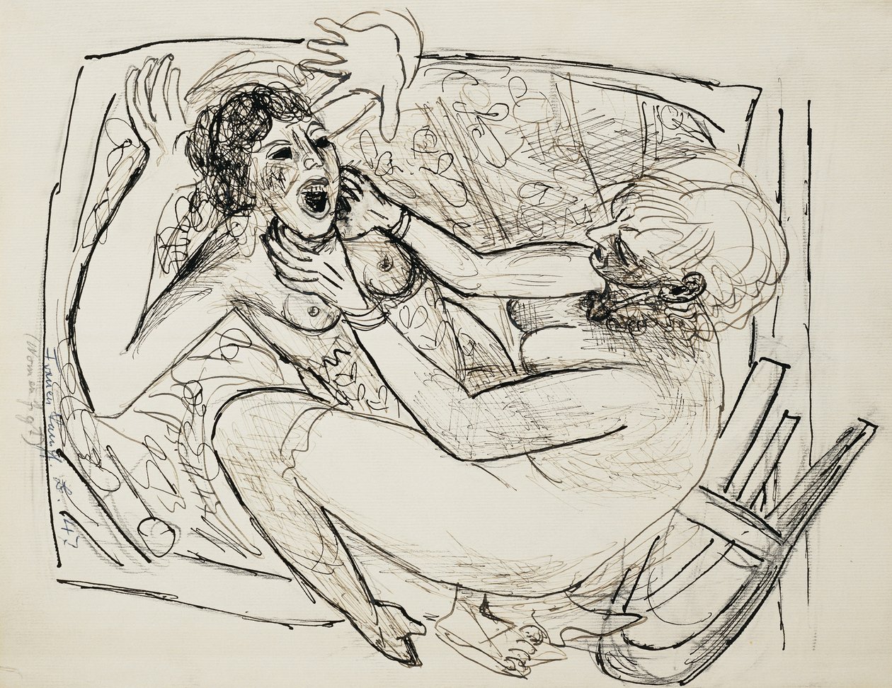 Frauenkampf von Max Beckmann