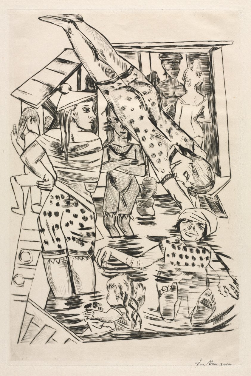 Frauenbad von Max Beckmann