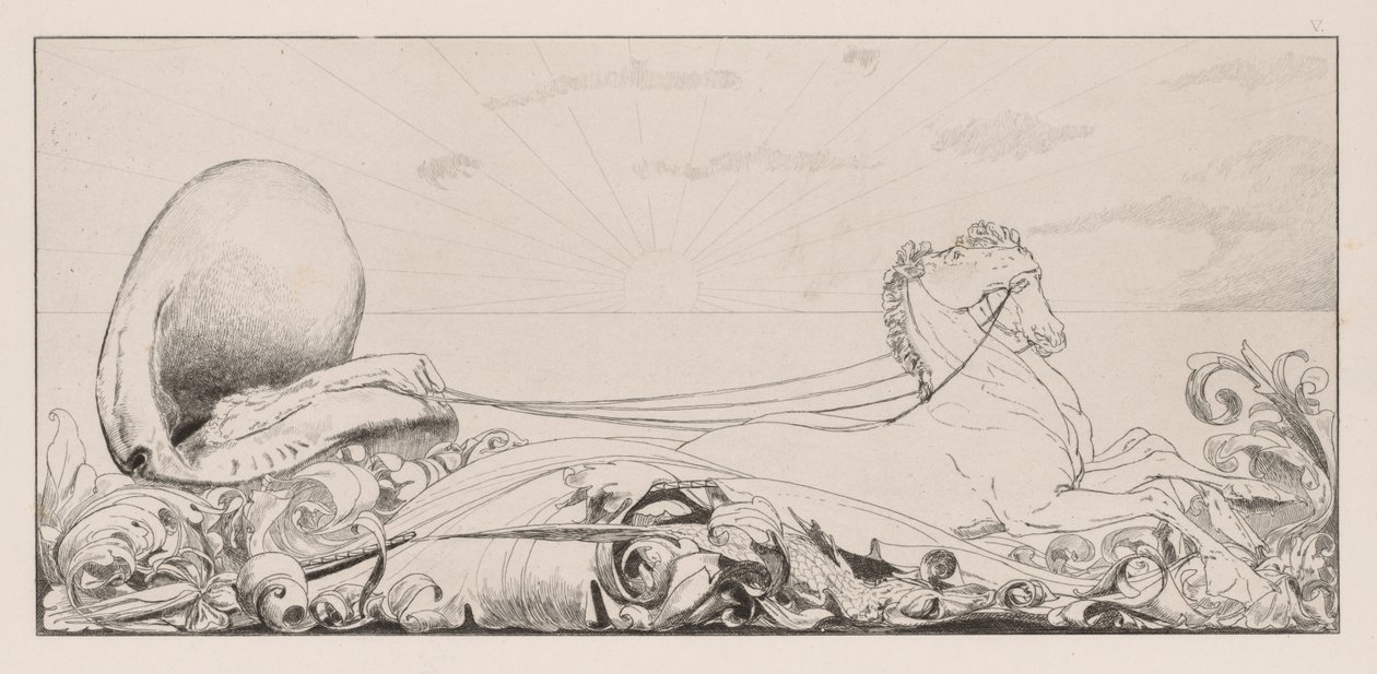 Ein Handschuh: Triumph, 1880 von Max Klinger