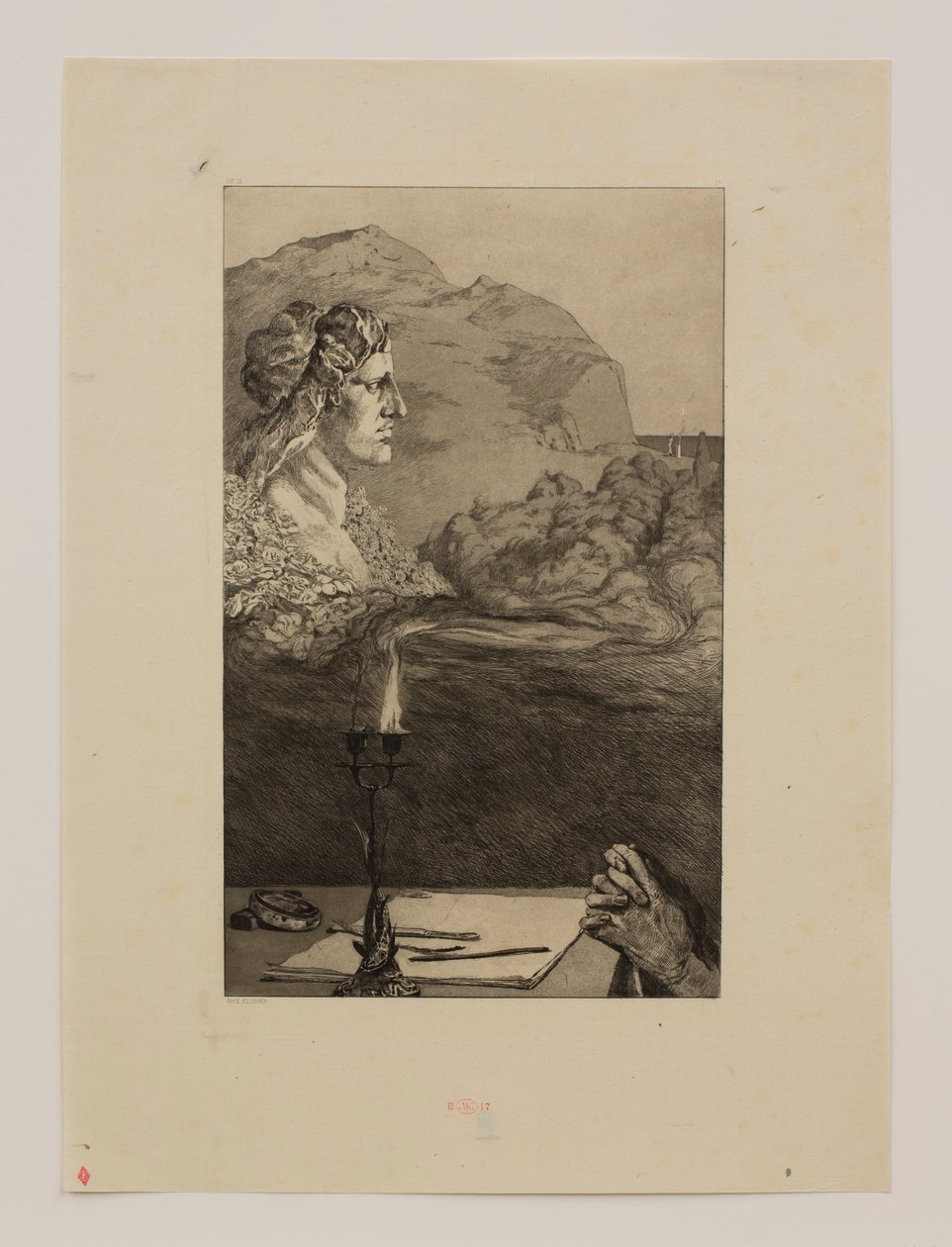 Widmung des Malers (Anrufung) von Max Klinger